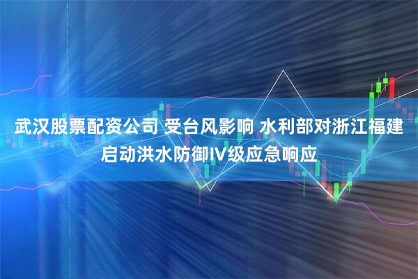 武汉股票配资公司 受台风影响 水利部对浙江福建启动洪水防御Ⅳ级应急响应